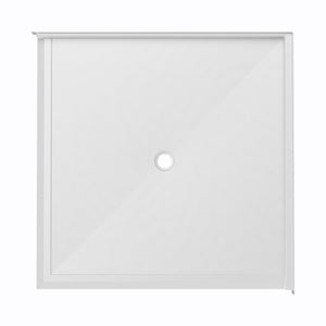 Ella's Bubbles “60 x 61″ Roll‑In Wheelchair Accessible Shower Pan - Center Drain ELB6060 BF 1.125 C