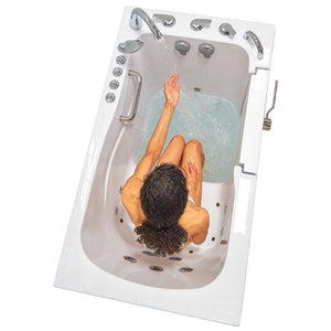 Ella's Bubbles Capri 30"x52" Acrylic Walk-In Bathtub with 5 Piece Fast Fill Faucet OA3052