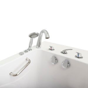 Ella's Bubbles Capri 30"x52" Acrylic Walk-In Bathtub with 5 Piece Fast Fill Faucet OA3052
