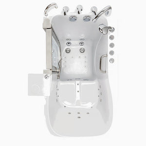 Ella's Bubbles Deluxe Walk-In Tub 30″x55″ (76.2x140cm) Dual Drain Technology HA305