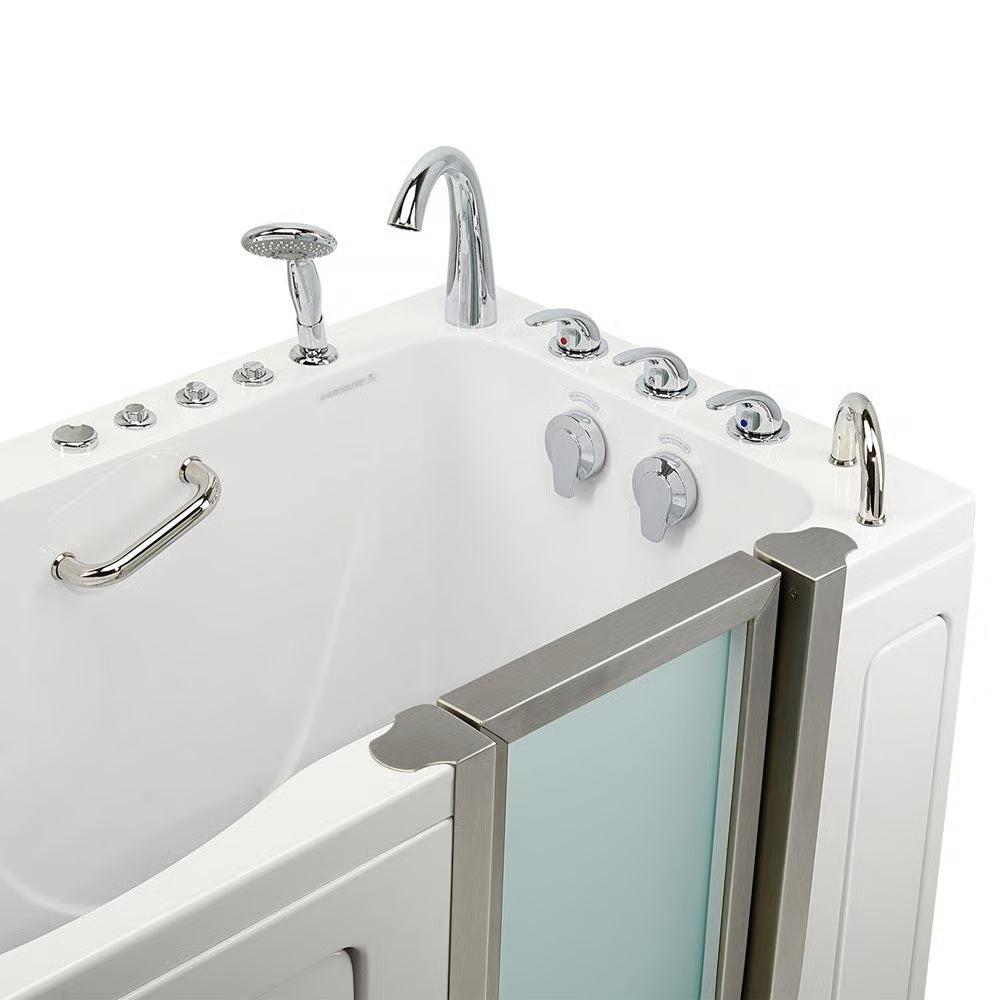 Ella's Bubbles Deluxe Walk-In Tub 30″x55″ (76.2x140cm) Dual Drain Technology HA305