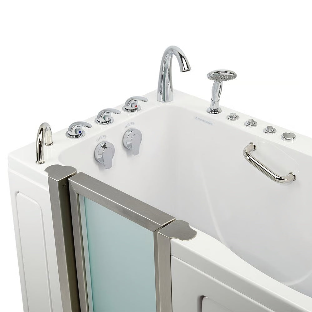 Ella's Bubbles Deluxe Walk-In Tub 30″x55″ (76.2x140cm) Dual Drain Technology HA305