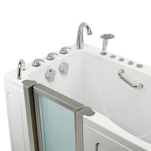 Ella's Bubbles Deluxe Walk-In Tub 30″x55″ (76.2x140cm) Dual Drain Technology HA305