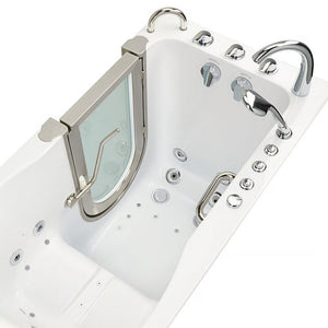 Ella's Bubbles Deluxe Walk-In Tub 30″x55″ (76.2x140cm) Dual Drain Technology HA305