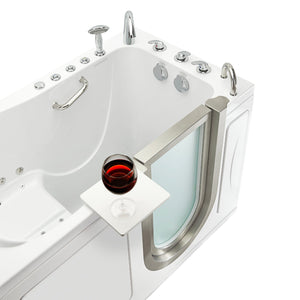 Ella's Bubbles Elite 30"x52" Acrylic Walk-In Bathtub with 5 Piece Fast Fill Faucet