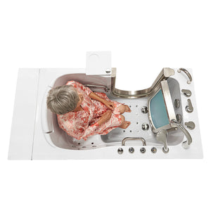 Ella's Bubbles Elite 30"x52" Acrylic Walk-In Bathtub with 5 Piece Fast Fill Faucet