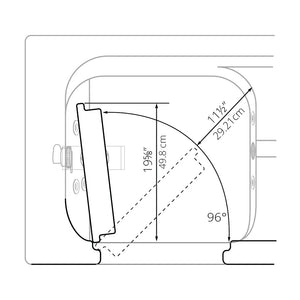 Ella's Bubbles Flow 28″x48″ Acrylic Hydro Therapy Massage Walk In Bathtub E28248