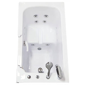 Ella's Bubbles Flow 28″x48″ Acrylic Hydro Therapy Massage Walk In Bathtub E28248
