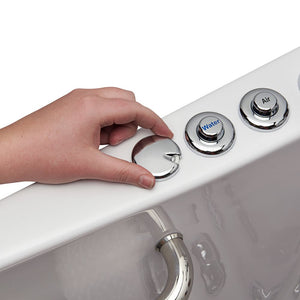 Ella's Bubbles Front Entry 32"x40" Acrylic Walk-In Bath with Outward Swing Door, 2 Piece Fast Fill Faucet