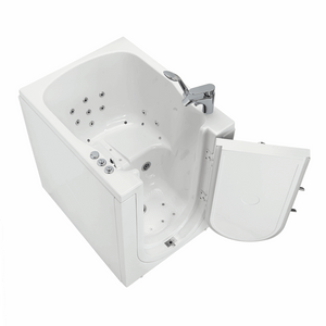 Ella's Bubbles Front Entry 32"x40" Acrylic Walk-In Bath with Outward Swing Door, 2 Piece Fast Fill Faucet