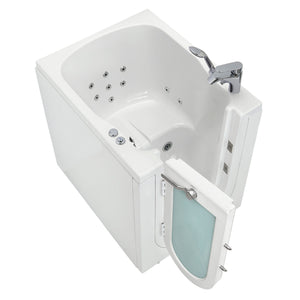 Ella's Bubbles Front Entry 32"x40" Acrylic Walk-In Bath with Outward Swing Door, 2 Piece Fast Fill Faucet