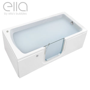Ella's Bubbles Laydown 30x60 Walk in Bathtub with Drain LA3060