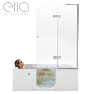Ella's Bubbles Laydown 30x60 Walk in Bathtub with Drain LA3060