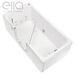 Ella's Bubbles Laydown 30x60 Walk in Bathtub with Drain LA3060
