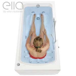 Ella's Bubbles Laydown 30x60 Walk in Bathtub with Drain LA3060