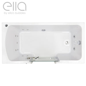 Ella's Bubbles Laydown 30x60 Walk in Bathtub with Drain LA3060