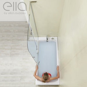 Ella's Bubbles Laydown 32x72 Walk-In Tub with Shower Screen LA3272