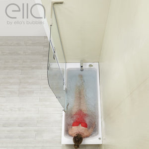Ella's Bubbles Laydown 32x72 Walk-In Tub with Shower Screen LA3272