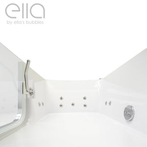 Ella's Bubbles Laydown 32x72 Walk-In Tub with Shower Screen LA3272