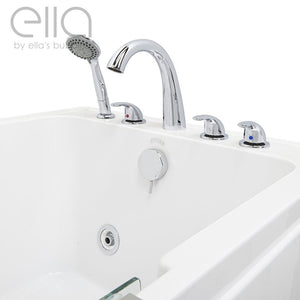 Ella's Bubbles Laydown 32x72 Walk-In Tub with Shower Screen LA3272