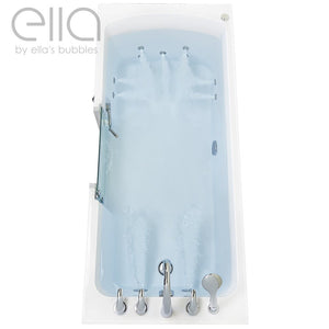 Ella's Bubbles Laydown 32x72 Walk-In Tub with Shower Screen LA3272