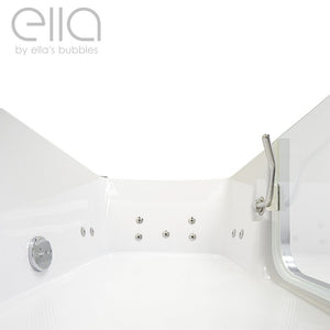 Ella's Bubbles Laydown 32x72 Walk-In Tub with Shower Screen LA3272