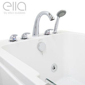 Ella's Bubbles Laydown 32x72 Walk-In Tub with Shower Screen LA3272