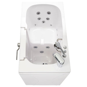 Ella's Bubbles Mobile 26"x45 Acrylic Walk-In Bathtub with Swing Door, 2 Piece Fast Fill Faucet, 2" Drain OA2645