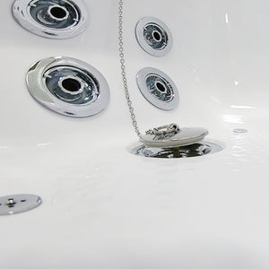 Ella's Bubbles Mobile 26"x45 Acrylic Walk-In Bathtub with Swing Door, 2 Piece Fast Fill Faucet, 2" Drain OA2645