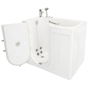 Ella's Bubbles Mobile 26"x45 Acrylic Walk-In Bathtub with Swing Door, 2 Piece Fast Fill Faucet, 2" Drain OA2645