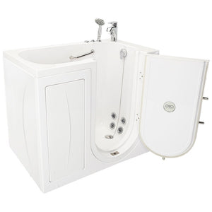 Ella's Bubbles Mobile 26"x45 Acrylic Walk-In Bathtub with Swing Door, 2 Piece Fast Fill Faucet, 2" Drain OA2645