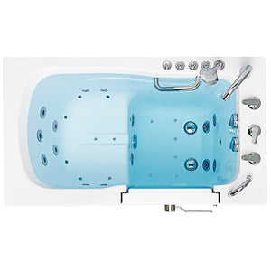 Ella's Bubbles Monaco 32"x52" Acrylic Walk-In Bathtub with 5 Piece Fast Fill Faucet