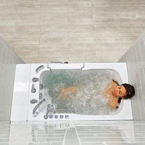 Ella's Bubbles Monaco 32"x52" Acrylic Walk-In Bathtub with 5 Piece Fast Fill Faucet