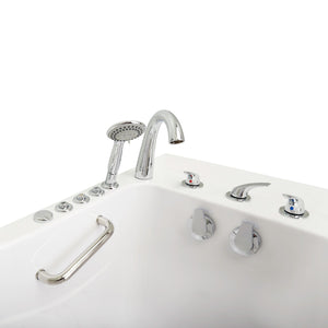 Ella's Bubbles Monaco 32"x52" Acrylic Walk-In Bathtub with 5 Piece Fast Fill Faucet