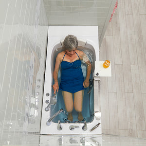 Ella's Bubbles Royal 32"x52" Acrylic Walk-In Bathtub with 5 Piece Fast Fill Faucet