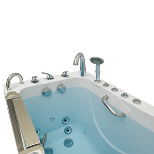 Ella's Bubbles Royal 32"x52" Acrylic Walk-In Bathtub with 5 Piece Fast Fill Faucet