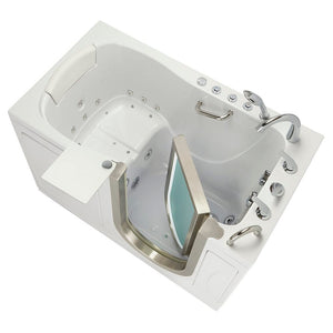 Ella's Bubbles Royal 32"x52" Acrylic Walk-In Bathtub with 5 Piece Fast Fill Faucet