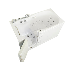 Ella's Bubbles ShaK Model 36"x72" Acrylic Air and Hydro Massage with Independent Foot Massage Walk-In Bathtub with 5 Piece Fast Fill FaucetT OA3672