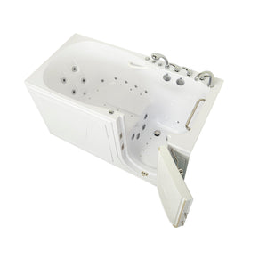 Ella's Bubbles ShaK Model 36"x72" Acrylic Air and Hydro Massage with Independent Foot Massage Walk-In Bathtub with 5 Piece Fast Fill FaucetT OA3672