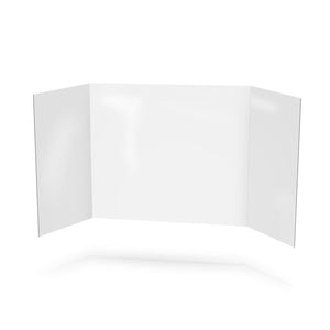 Ella's Bubbles 40″x48″x60″ Solid White Glossy Acrylic, 3-Panel Walk In Tub Wall Surround Kit 4PFWS-WG