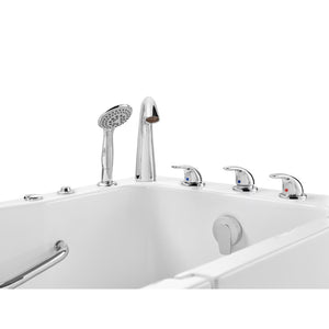 Ella's Bubbles Standard 30″x52” Acrylic Hydro Therapy Massage Walk In Bathtub ES3052H