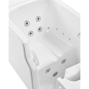 Ella's Bubbles Standard 30″x52” Acrylic Hydro Therapy Massage Walk In Bathtub ES3052H