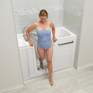 Ella's Bubbles Ultra Acrylic Walk-In Tub 30″x52″ (76cmx132cm) Dual Drain Technology HHDS3052