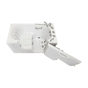 Ella's Bubbles Wheelchair Transfer 30"x60" Acrylic Walk-In Bathtub with 5 Piece Fast Fill Faucet OLA3060