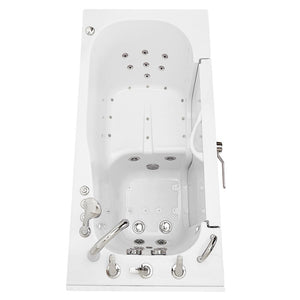 Ella's Bubbles Wheelchair Transfer 30"x60" Acrylic Walk-In Bathtub with 5 Piece Fast Fill Faucet OLA3060