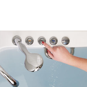 Ella's Bubbles Wheelchair Transfer 30"x60" Acrylic Walk-In Bathtub with 5 Piece Fast Fill Faucet OLA3060