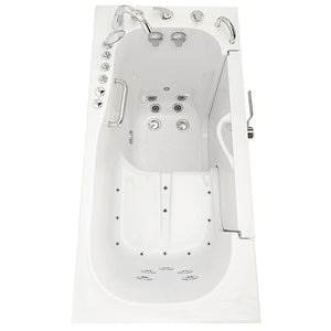 Ella's Bubbles Wheelchair Transfer 30"x60" Acrylic Walk-In Bathtub with 5 Piece Fast Fill Faucet OLA3060