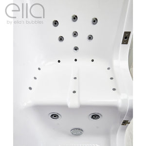 Ella's Bubbles Wheelchair Transfer 32"x52" Acrylic Walk-In Bathtub with Swing Door, 5 Piece Fast Fill Faucet, 2" Dual Drain OLA3252