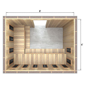 Finnmark Spectrum Plus™ 6' x 8' Infrared Heater Panel Kit, 5250 W, 240 V, 22 A SP6X8