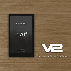 Finnmark V2LCDC-W V2 LCD Touchscreen IR Sauna Control with WiFi